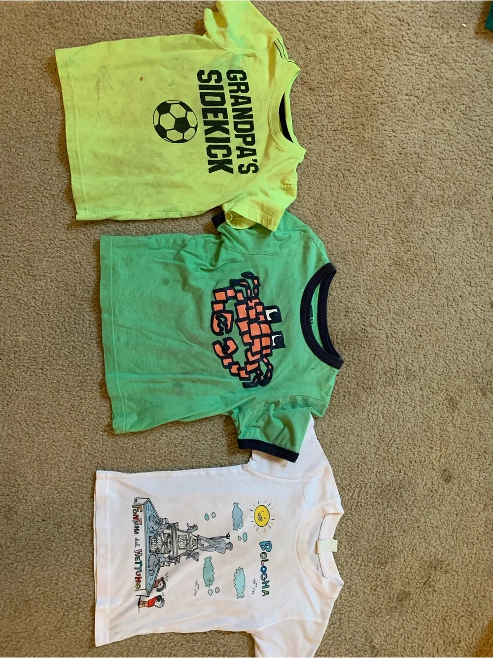 Reebok Bright Orange Kids Short Sleeve Tee